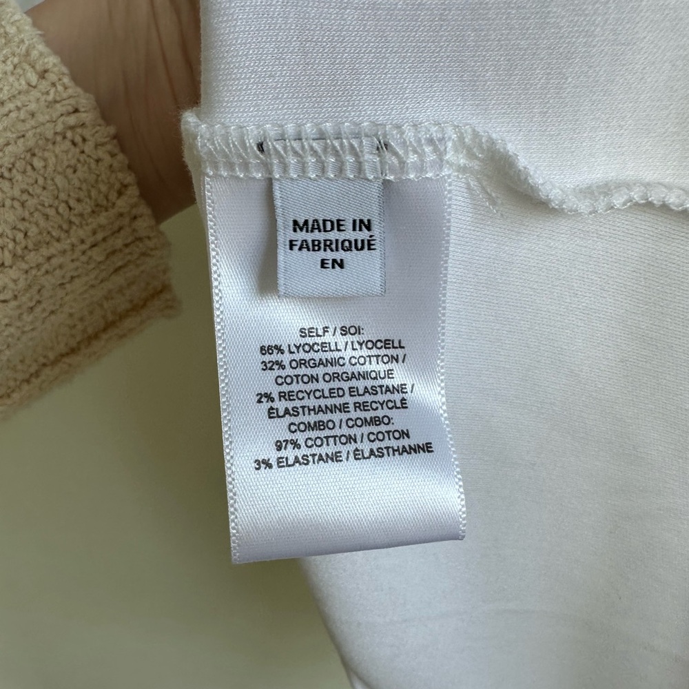 NWT Tanya Taylor Romy Puff Sleeve Poplin Cotton Blouse Top in White, size 1X - Picture 7 of 7